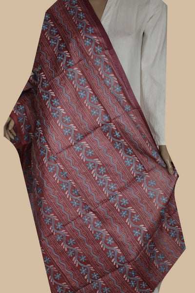 Kantha Silk Dupatta-Matkatus 