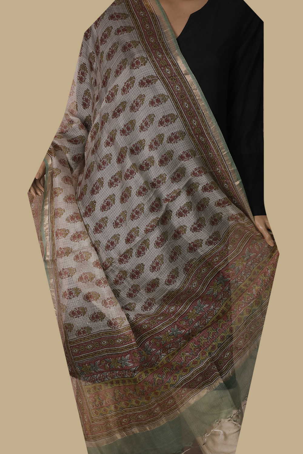 Kota Silk Dupatta - Matkatus 