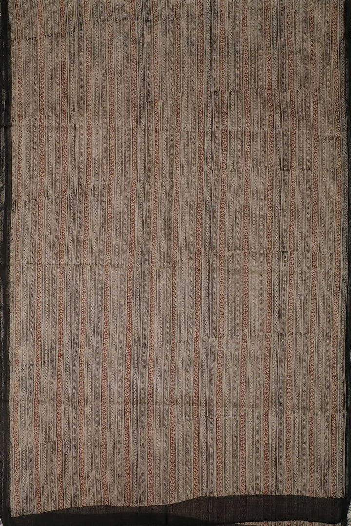 Block Printed Cotton Dupatta - Matkatus 