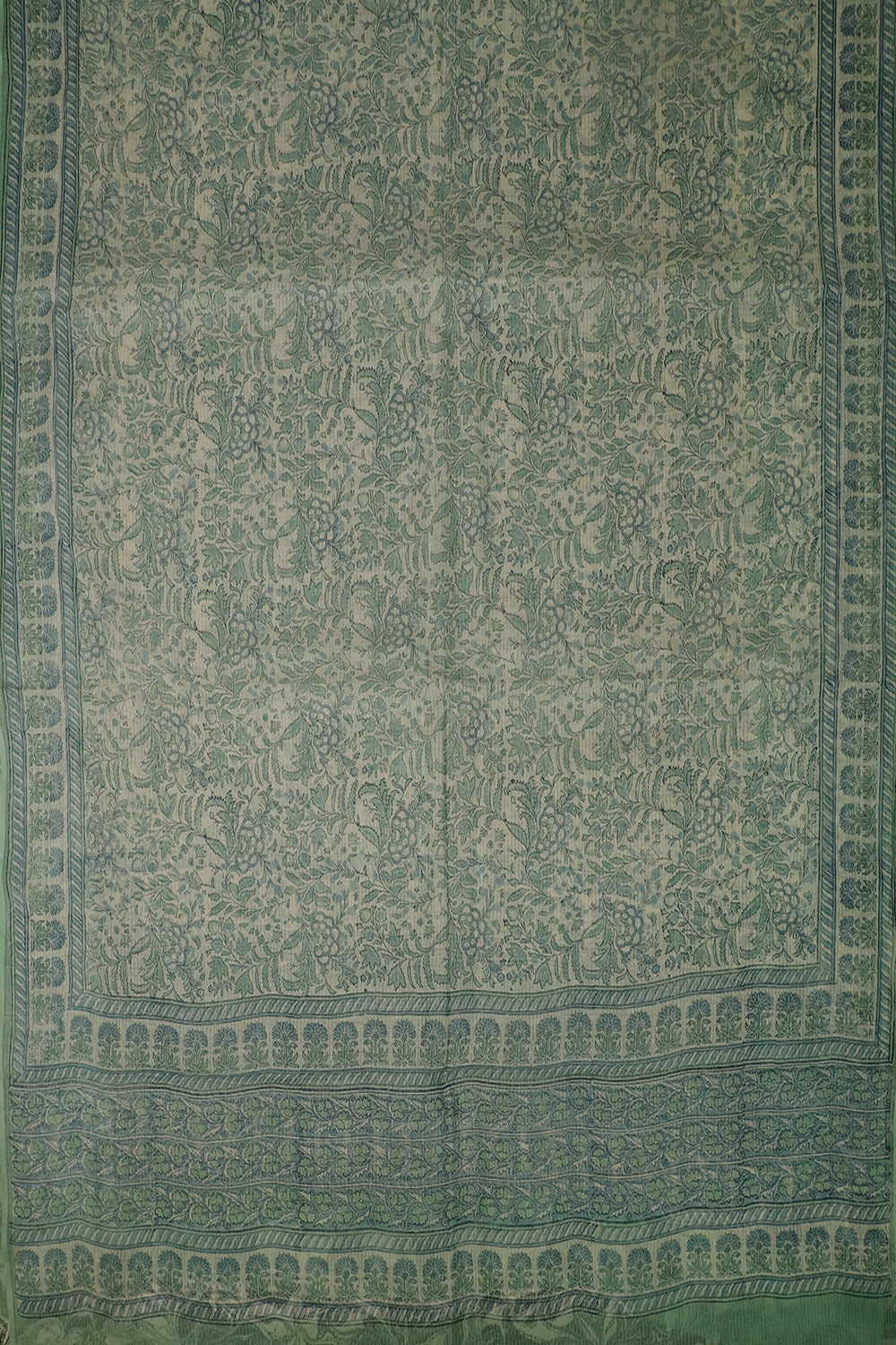 Block Printed Cotton Dupatta - Matkatus 