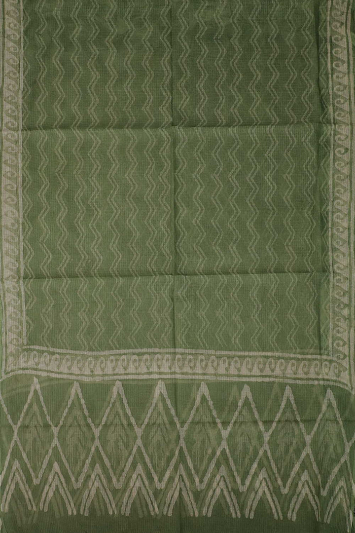 Block Printed Cotton Dupatta - Matkatus 