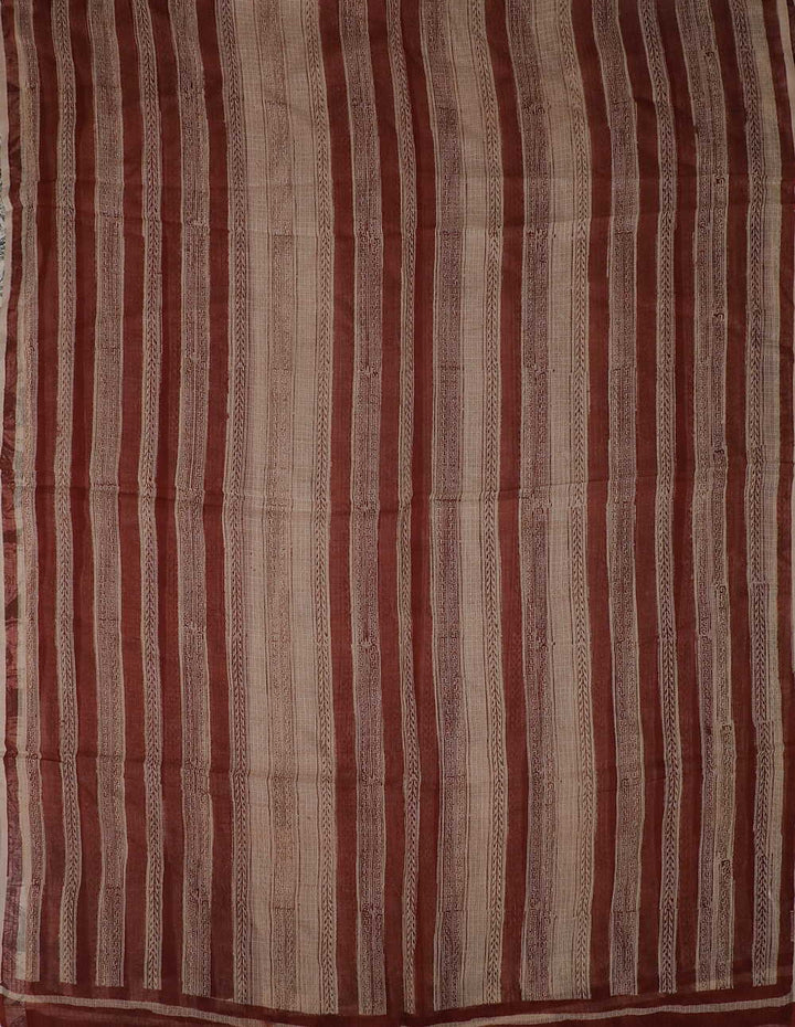 Block Printed Cotton Dupatta - Matkatus 