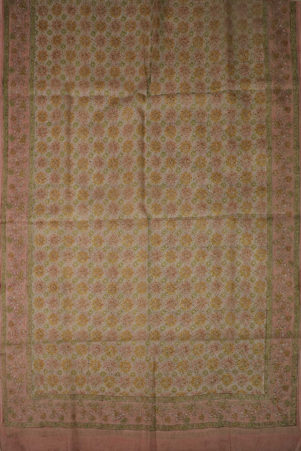 Block Printed Cotton Dupatta - Matkatus 