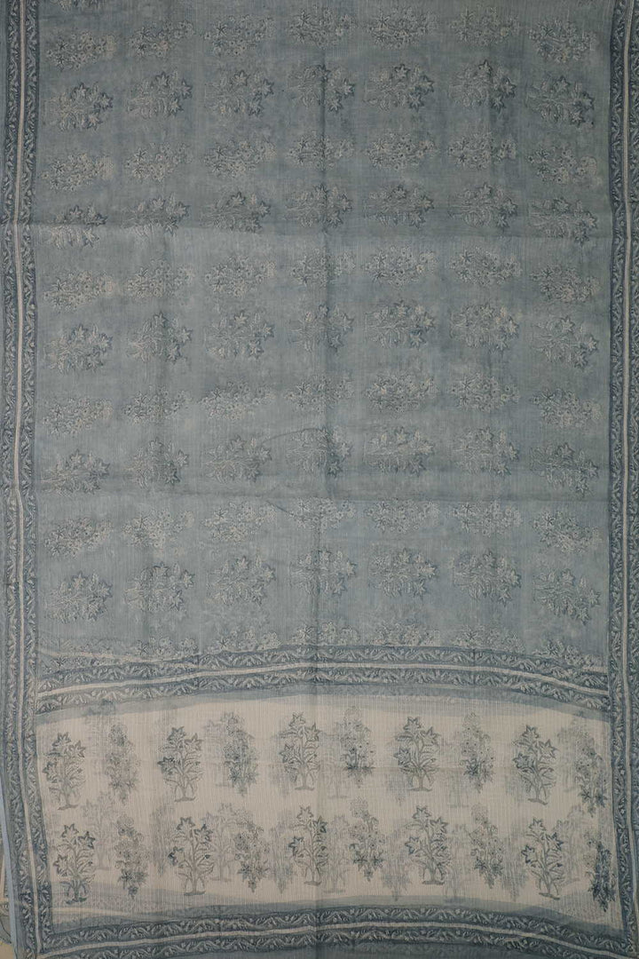 Block Printed Cotton Dupatta - Matkatus 