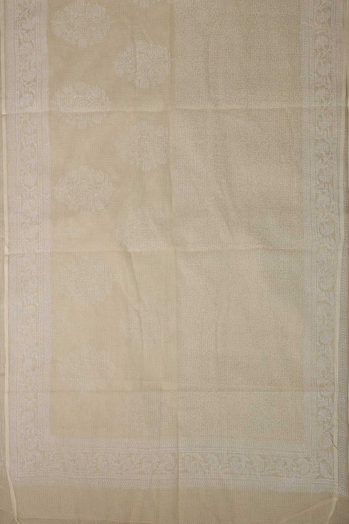 Block Printed Cotton Dupatta - Matkatus 