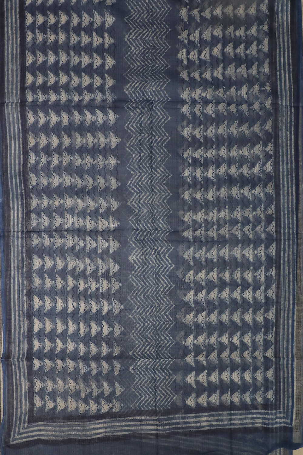 Block Printed Cotton Dupatta - Matkatus 