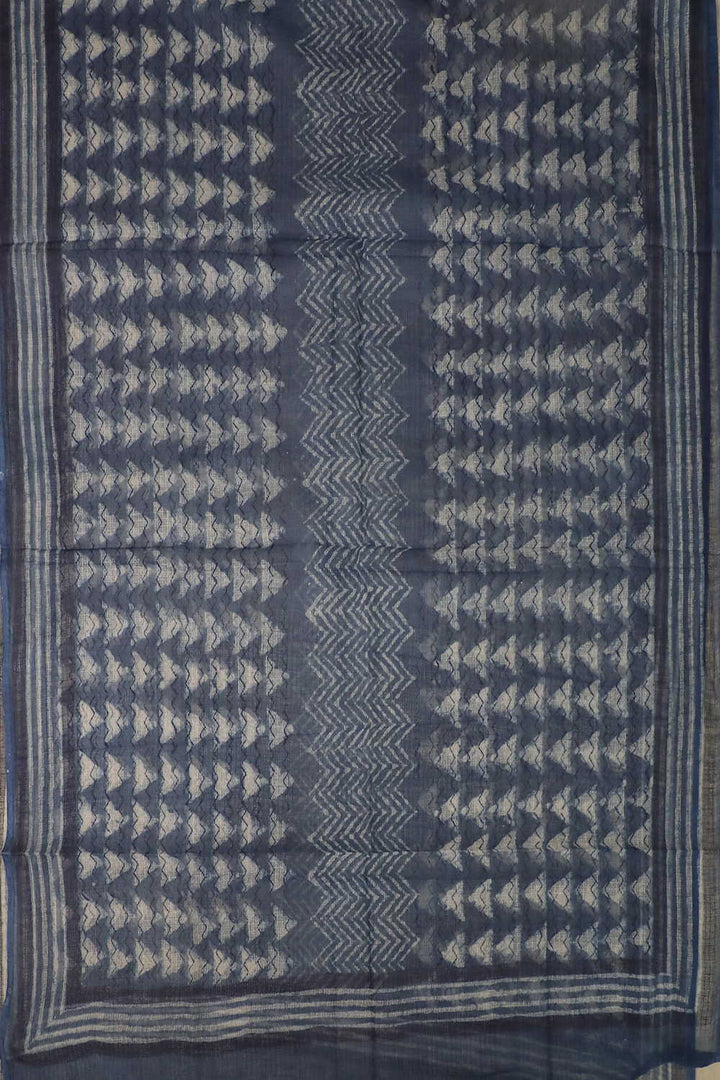 Block Printed Cotton Dupatta - Matkatus 