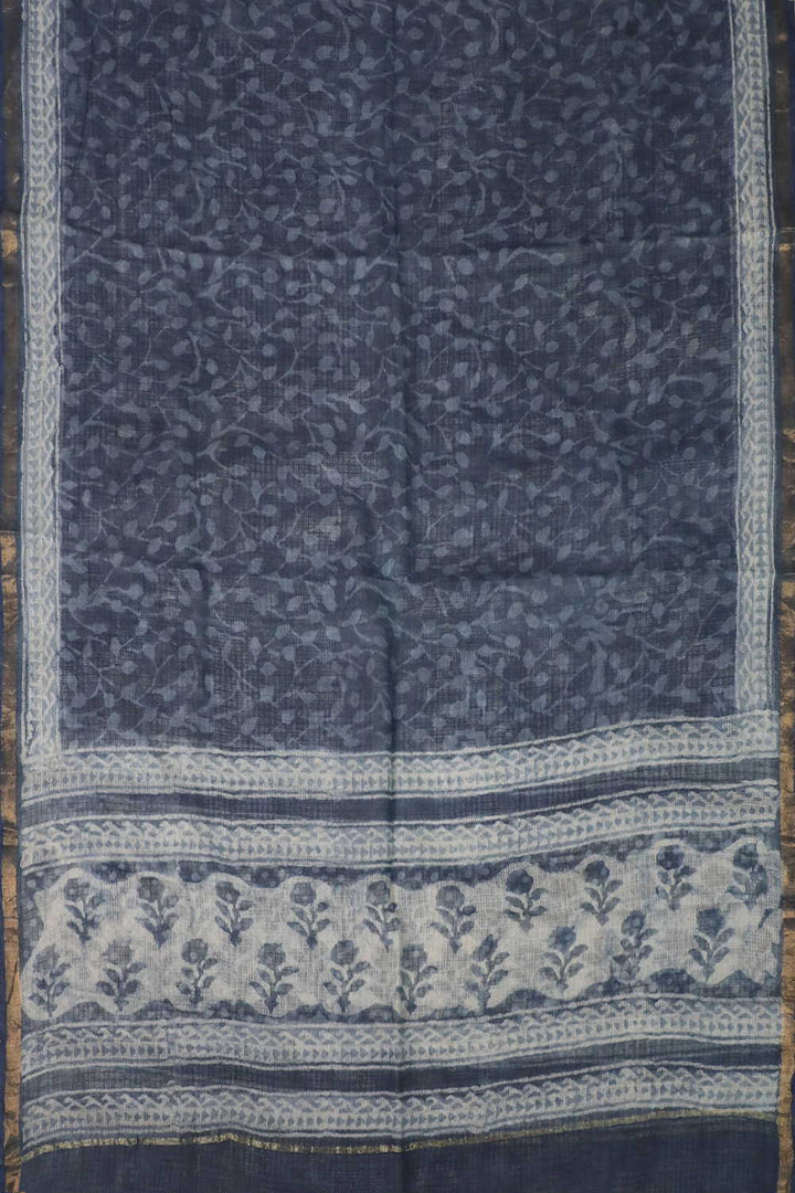 Block Printed Cotton Dupatta - Matkatus 