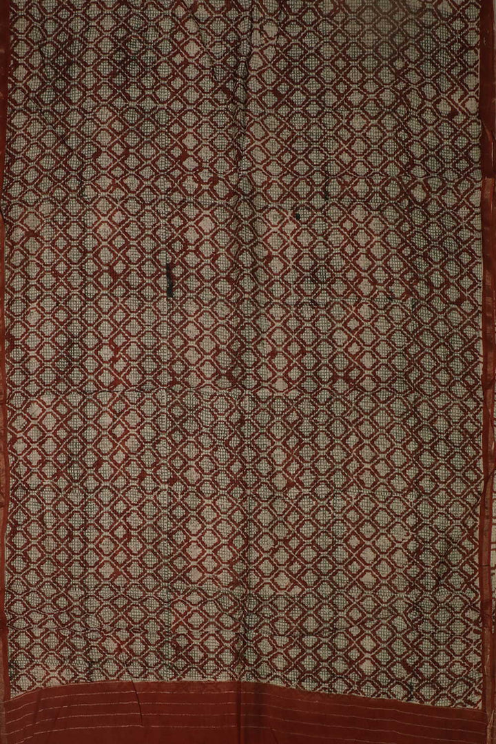 Chanderi Silk Cotton Dupatta - Matkatus 