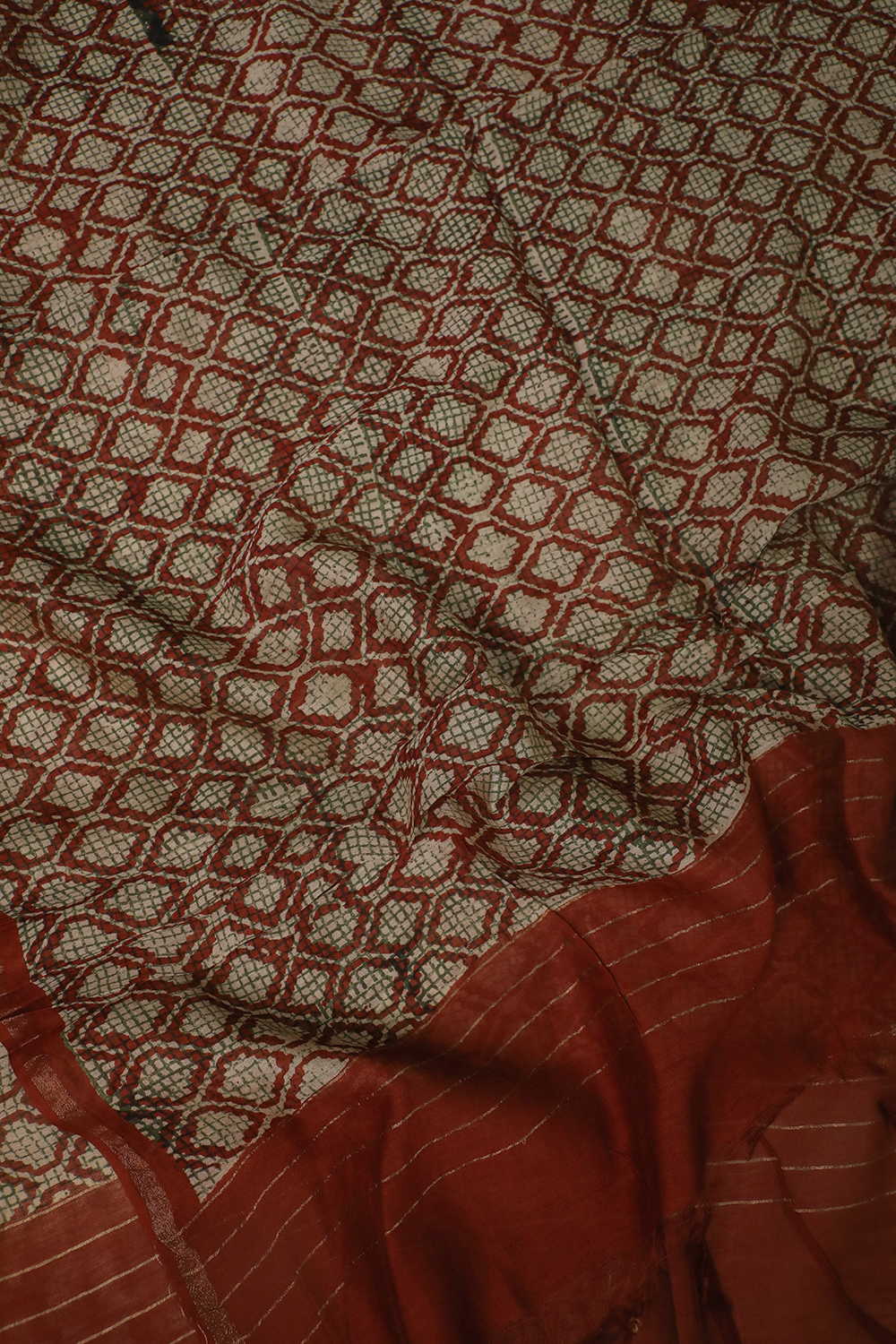 Silk Cotton Dupatta - Matkatus 