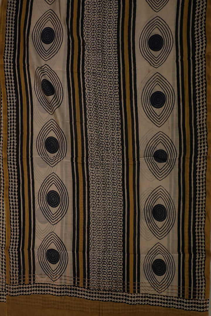 Chanderi Silk Cotton Dupatta - Matkatus 