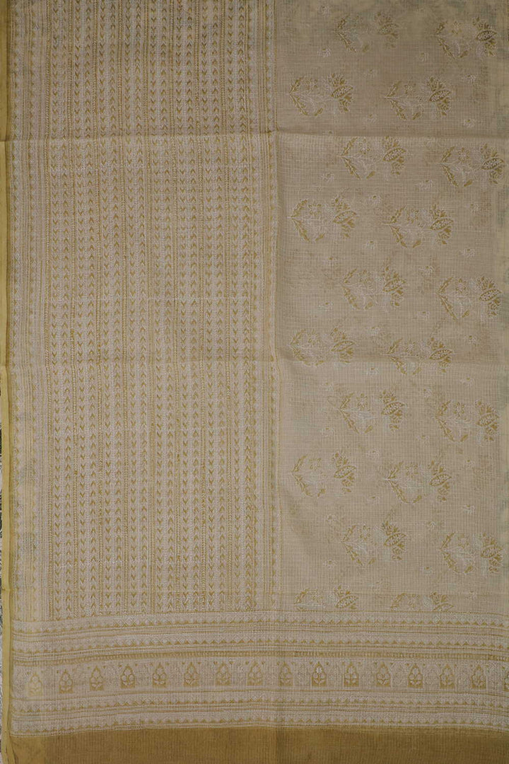 Block Printed Cotton Dupatta - Matkatus 