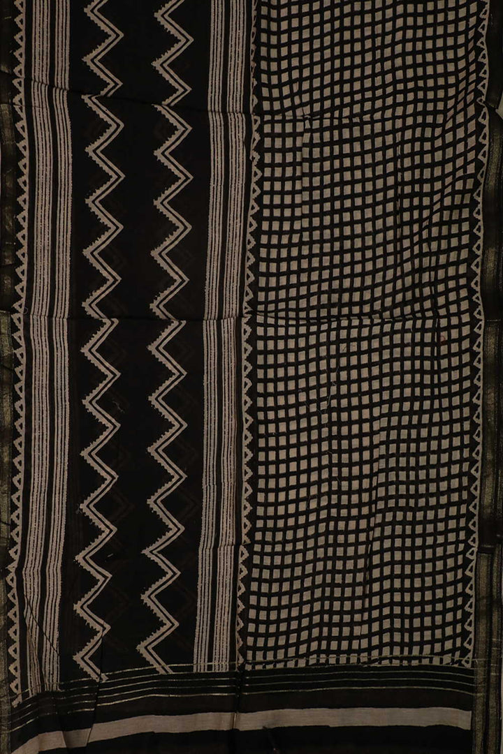 Chanderi Silk Cotton Dupatta - Matkatus 