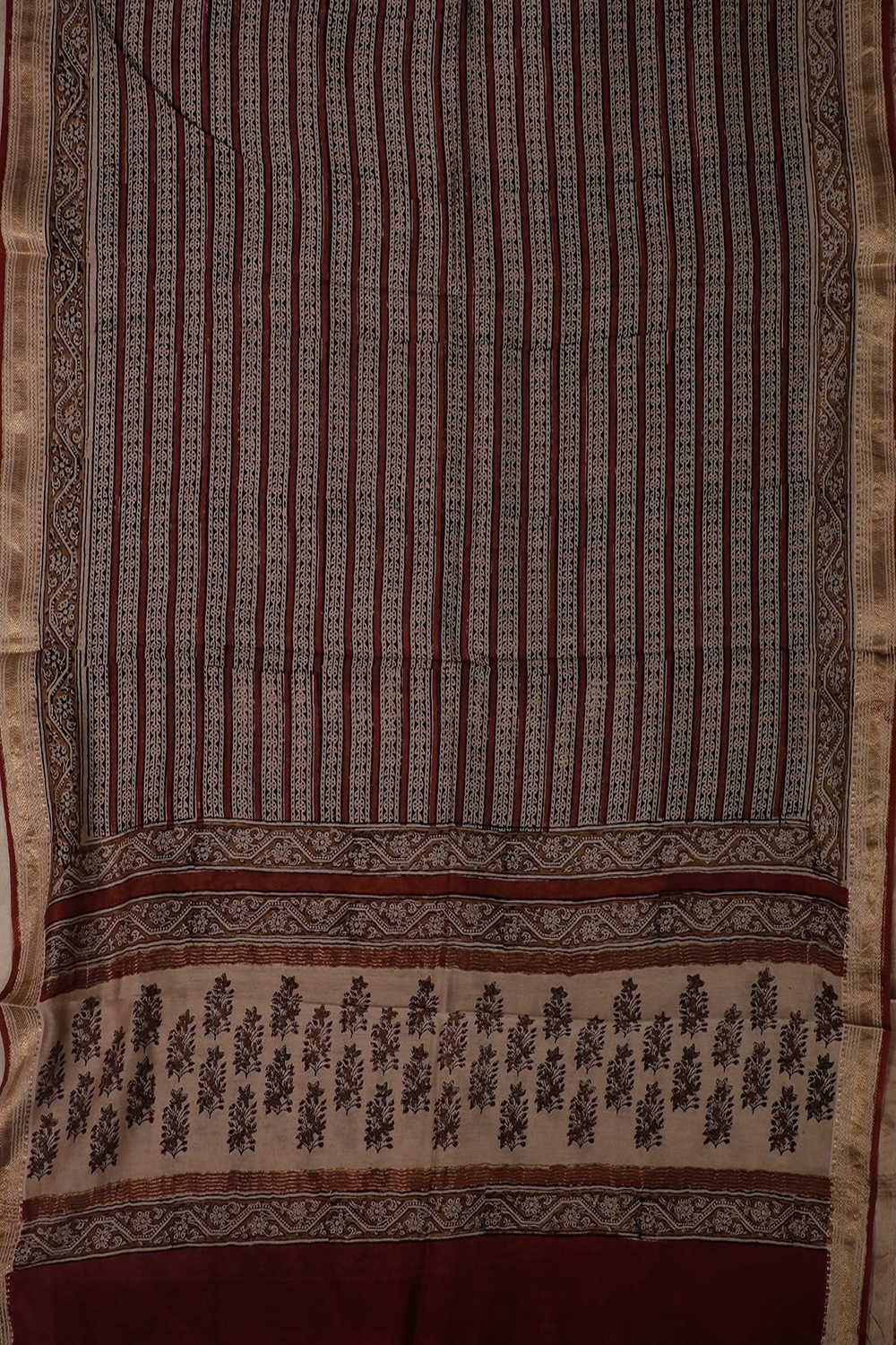 Chanderi Silk Cotton Dupatta - Matkatus 