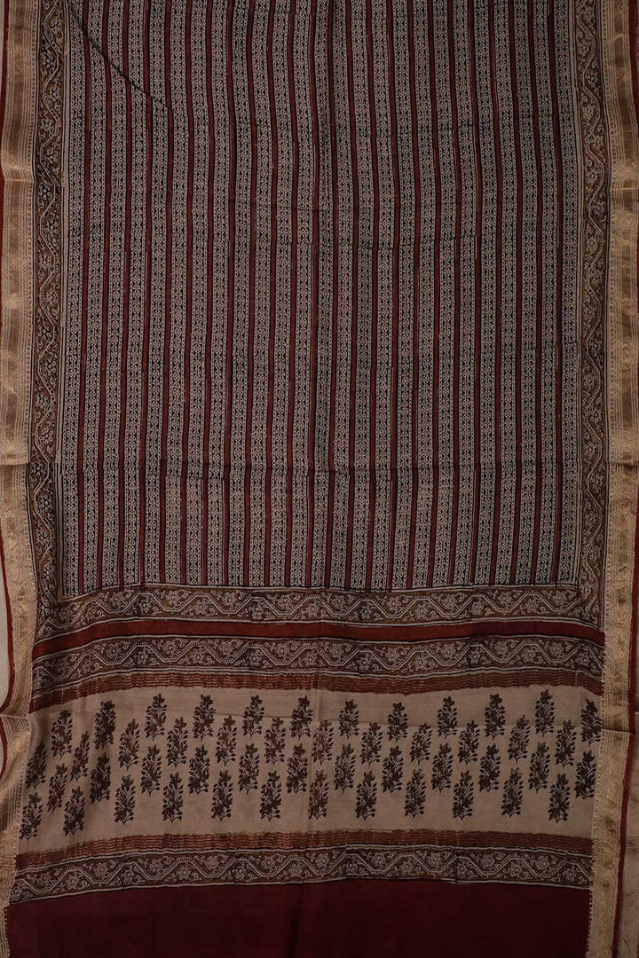 Chanderi Silk Cotton Dupatta - Matkatus 