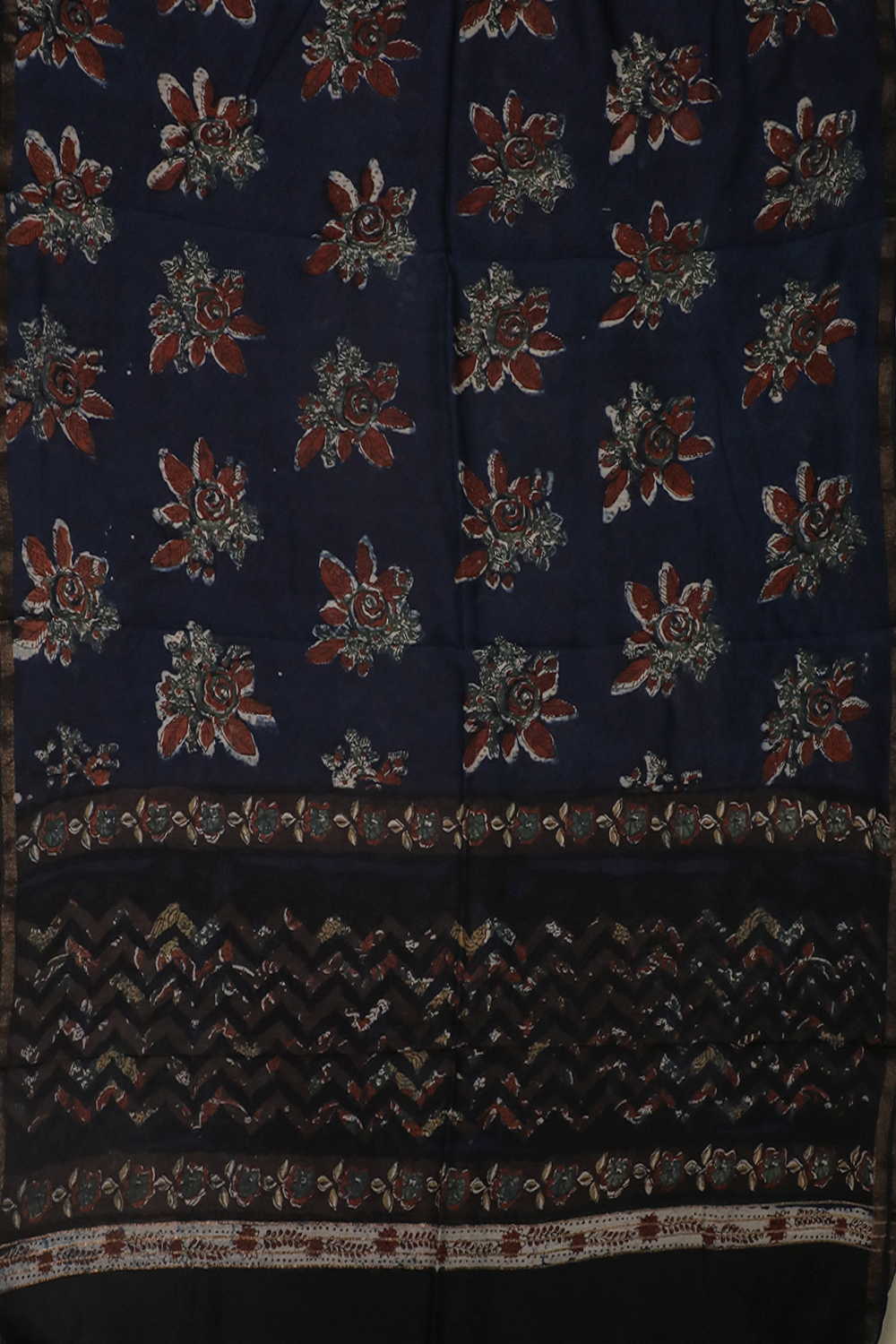 Chanderi Silk Cotton Dupatta - Matkatus 