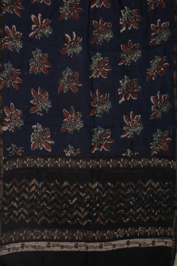 Chanderi Silk Cotton Dupatta - Matkatus 