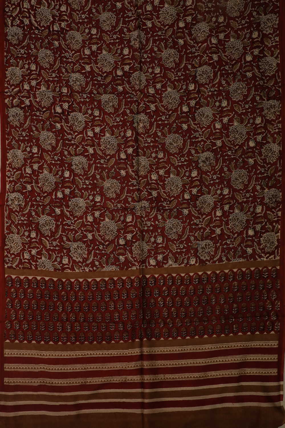 Chanderi Silk Cotton Dupatta - Matkatus 