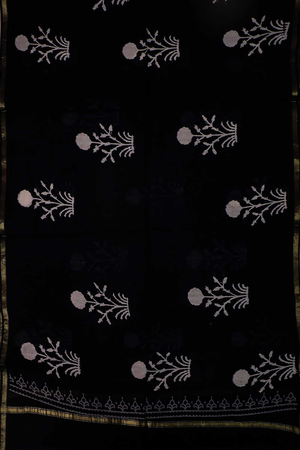 Chanderi Silk Cotton Dupatta - Matkatus 