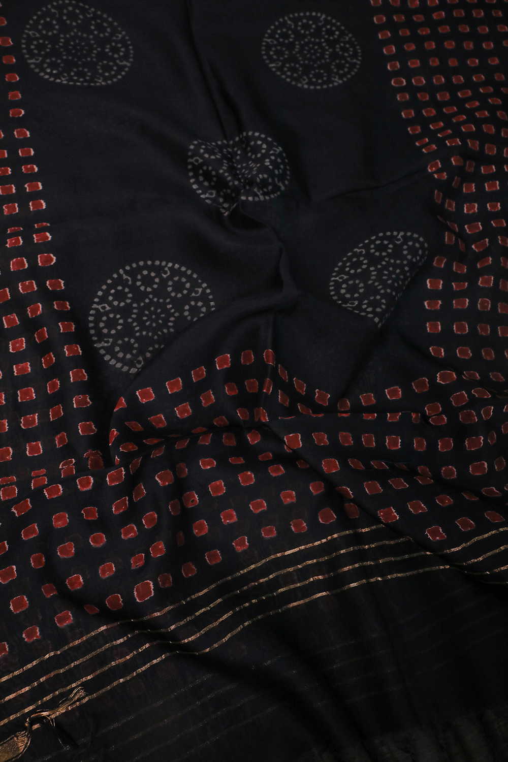 Silk Cotton Dupatta - Matkatus 