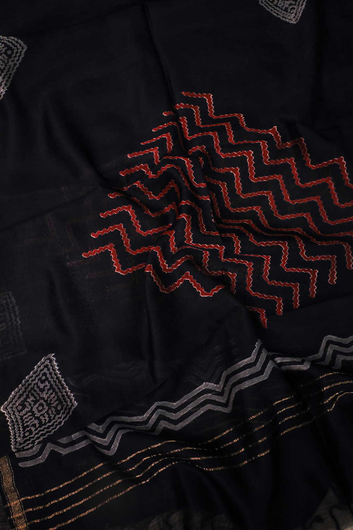 Silk Cotton Dupatta - Matkatus 