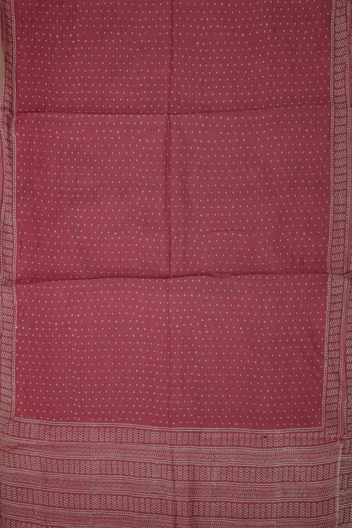 Chanderi Silk Cotton Dupatta - Matkatus 