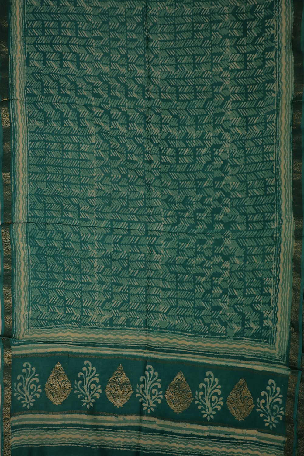 Chanderi Silk Cotton Dupatta - Matkatus 