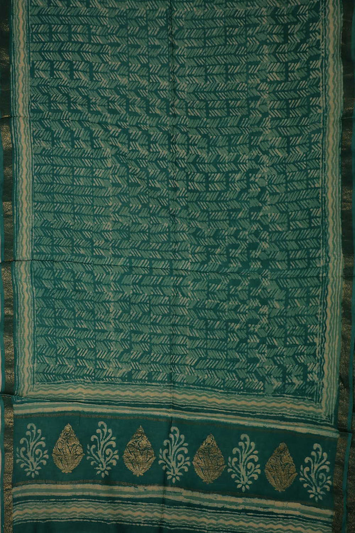 Chanderi Silk Cotton Dupatta - Matkatus 
