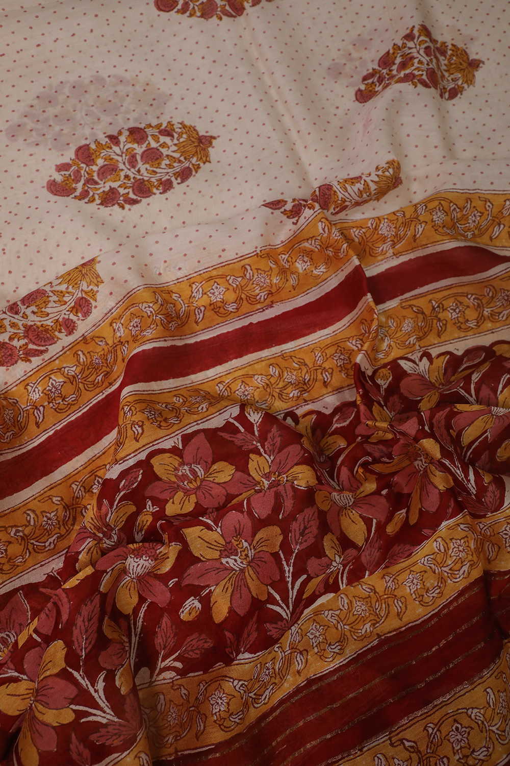 Silk Cotton Dupatta - Matkatus 