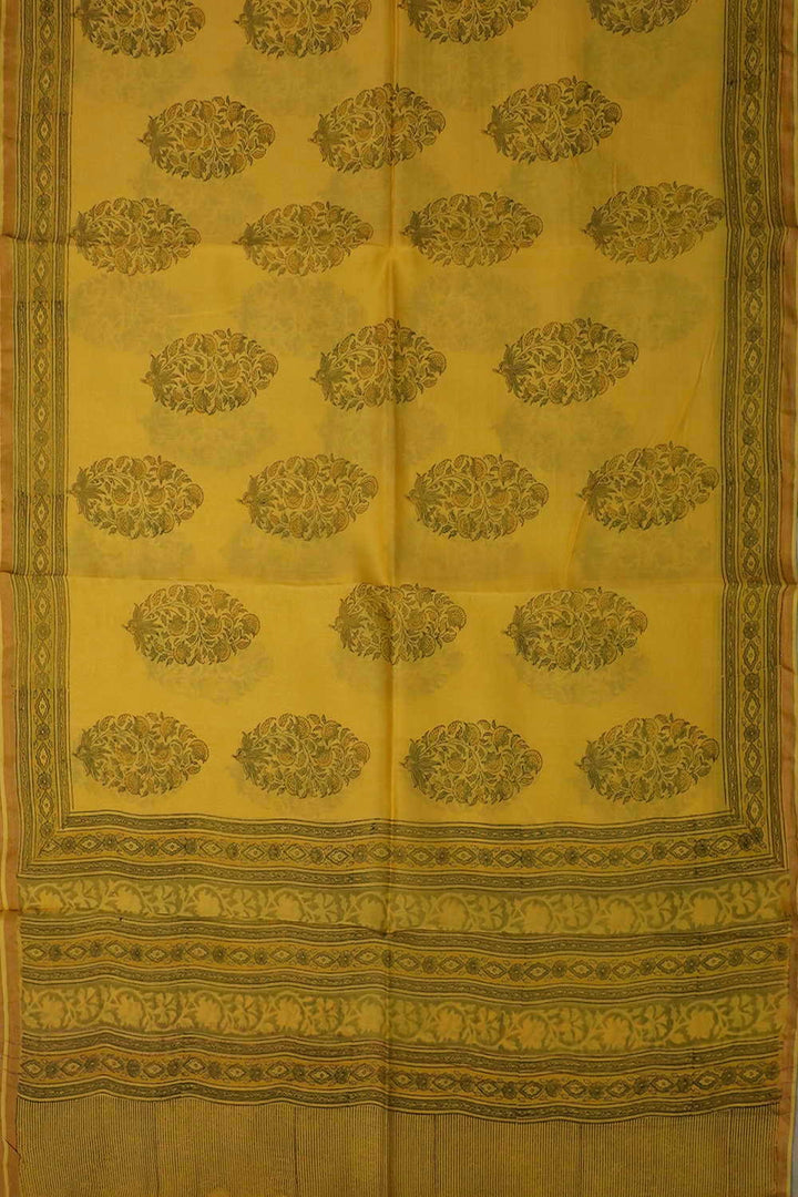 Chanderi Silk Cotton Dupatta - Matkatus 
