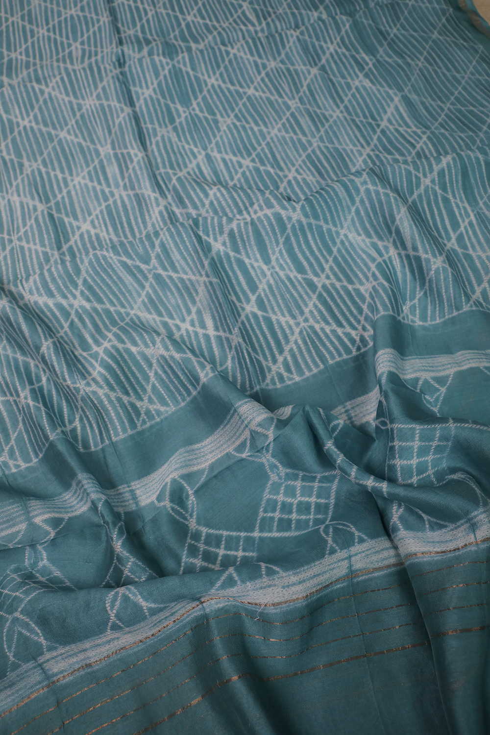 Chanderi Silk Cotton Dupatta - Matkatus 