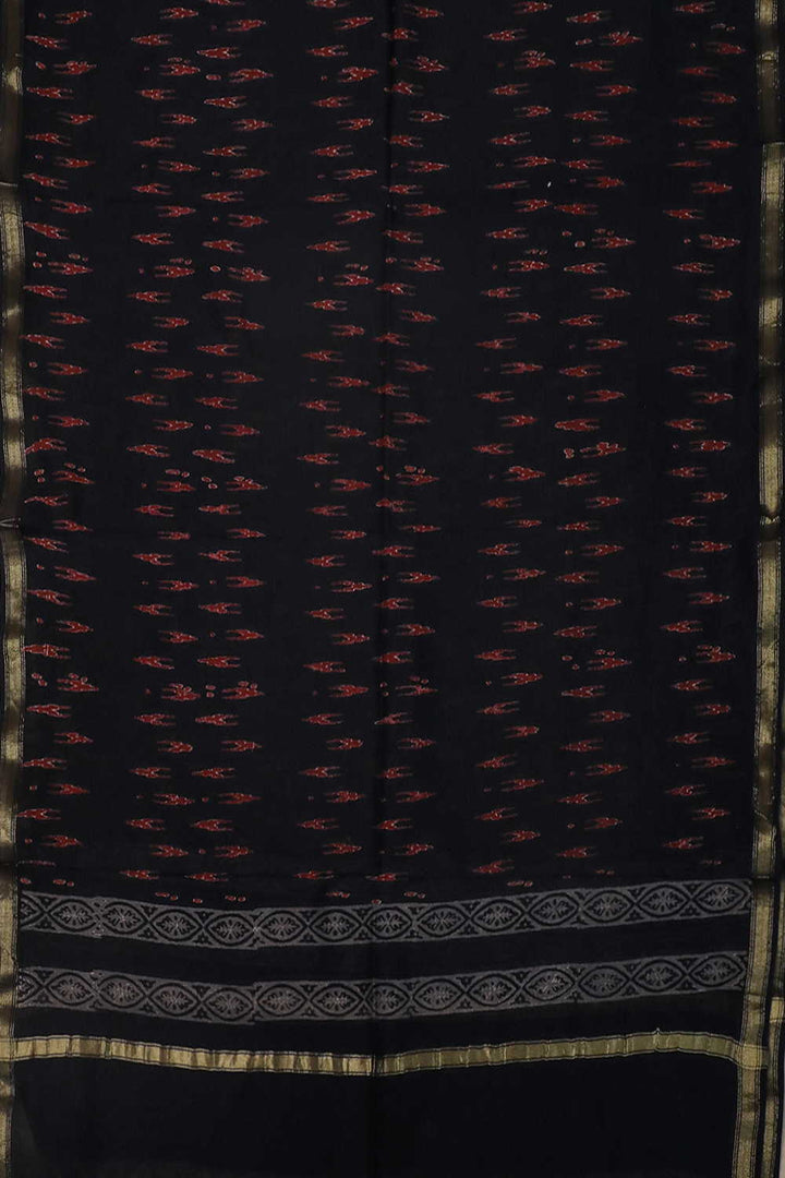 Chanderi Silk Cotton Dupatta - Matkatus 