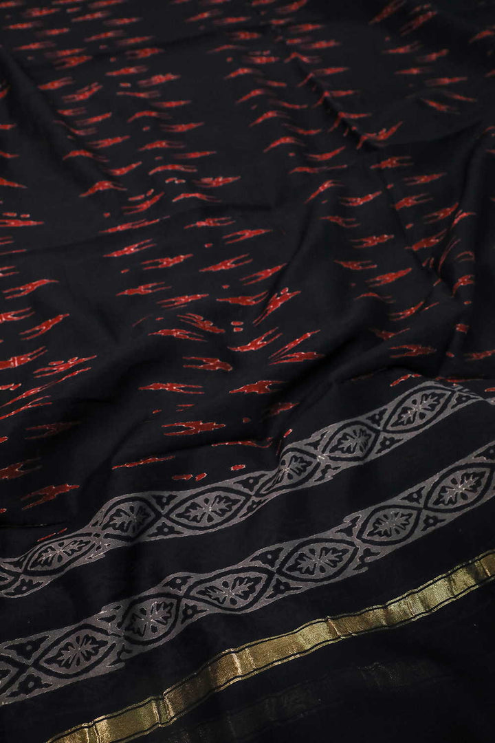 Silk Cotton Dupatta - Matkatus 