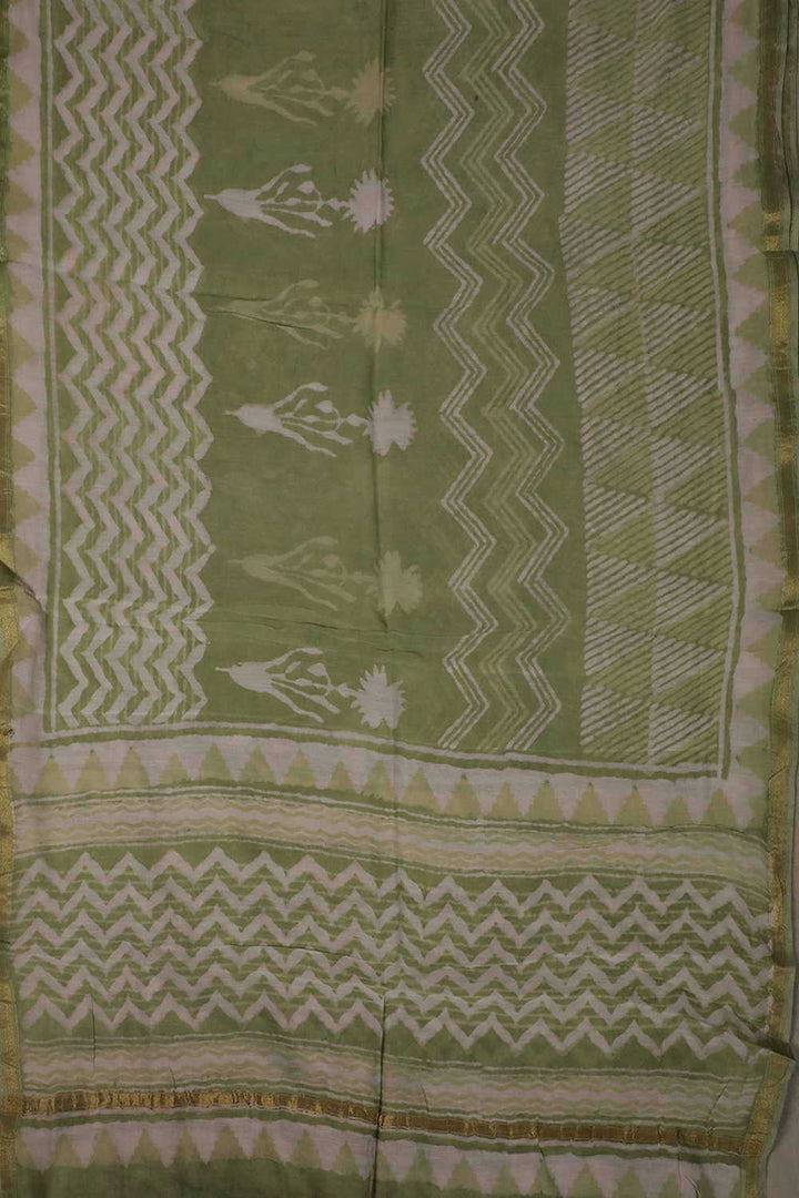 Chanderi Silk Cotton Dupatta - Matkatus 