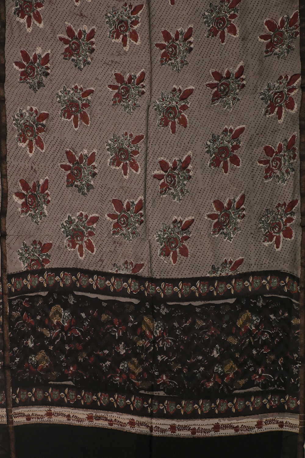 Chanderi Silk Cotton Dupatta - Matkatus 