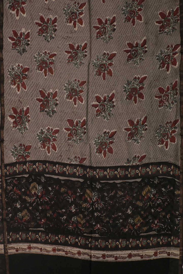 Chanderi Silk Cotton Dupatta - Matkatus 