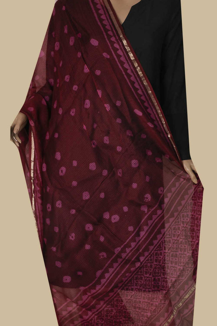 Kota Silk Dupatta - Matkatus 