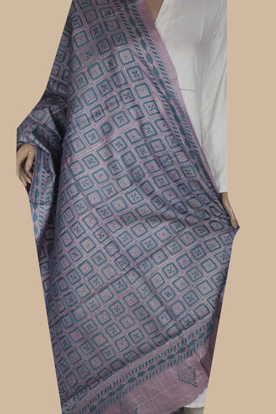 Kantha Silk Dupatta-Matkatus 