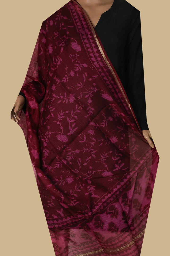 Kota Silk Dupatta - Matkatus 