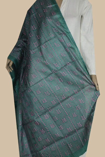 Kantha Silk Dupatta-Matkatus 