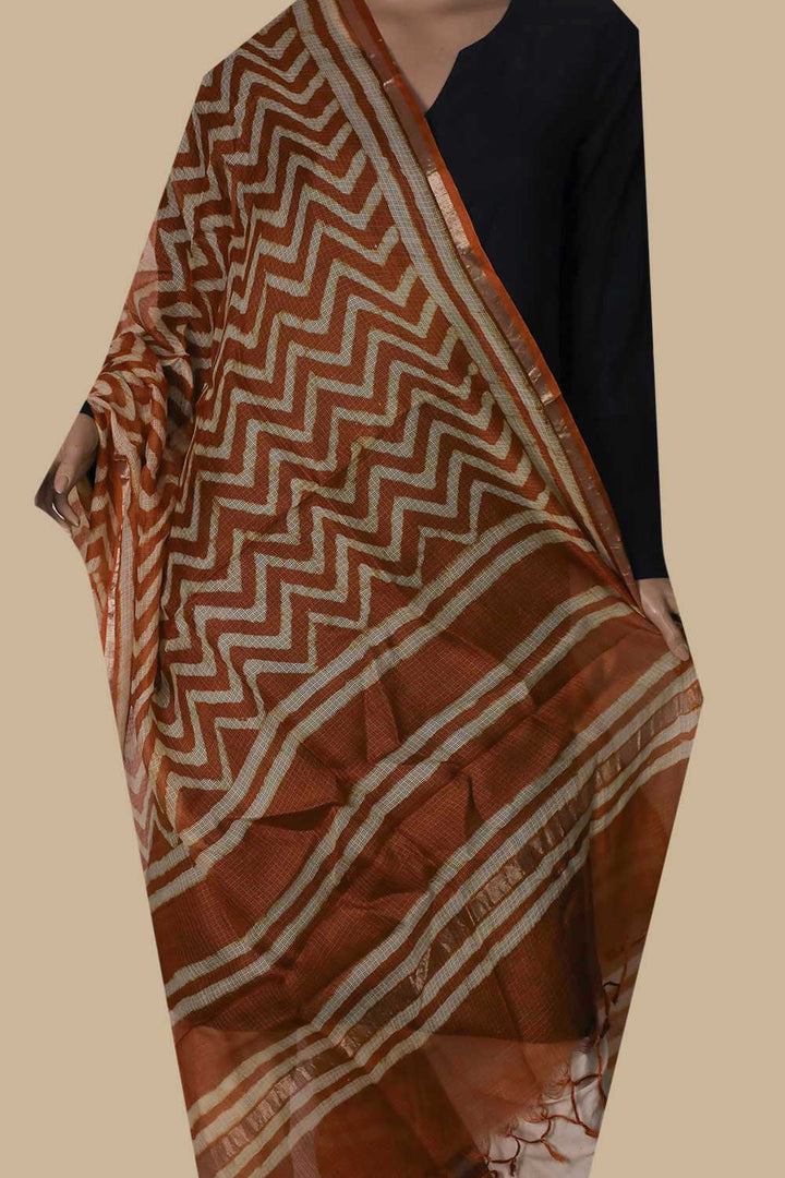 Kota Silk Dupatta - Matkatus 