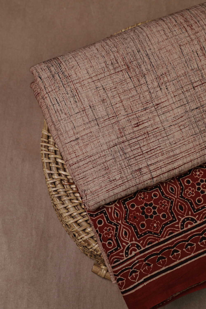 Ajrak Cotton Fabrics-Matkatus