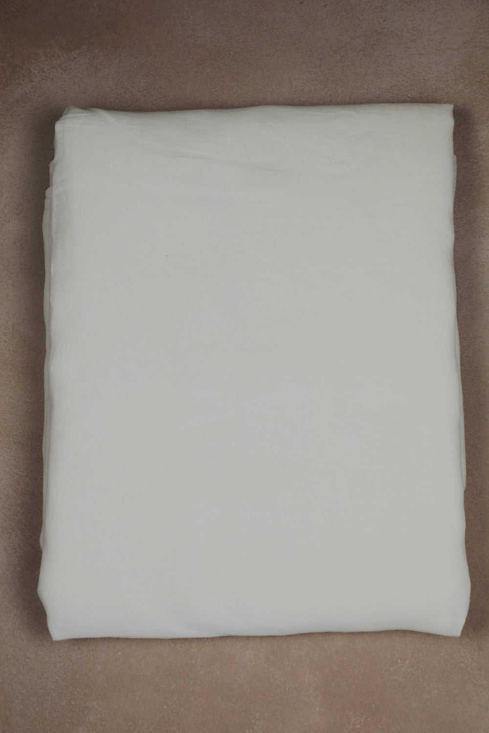 Plain Off-White Handwoven Linen Fabric - 1.5m