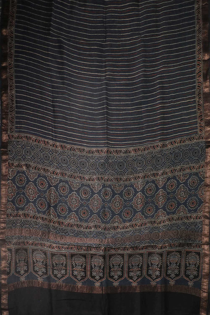 Block Printed Saree - Matkatus 