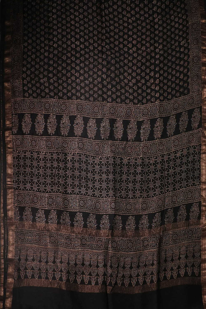 Block Printed Saree - Matkatus 