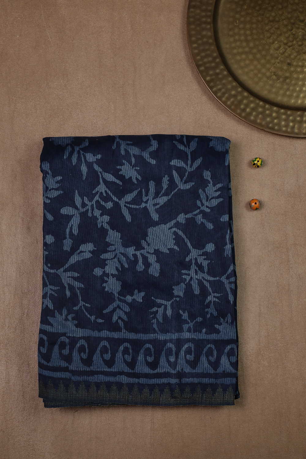 Printed Chanderi Saree - Matkatus 