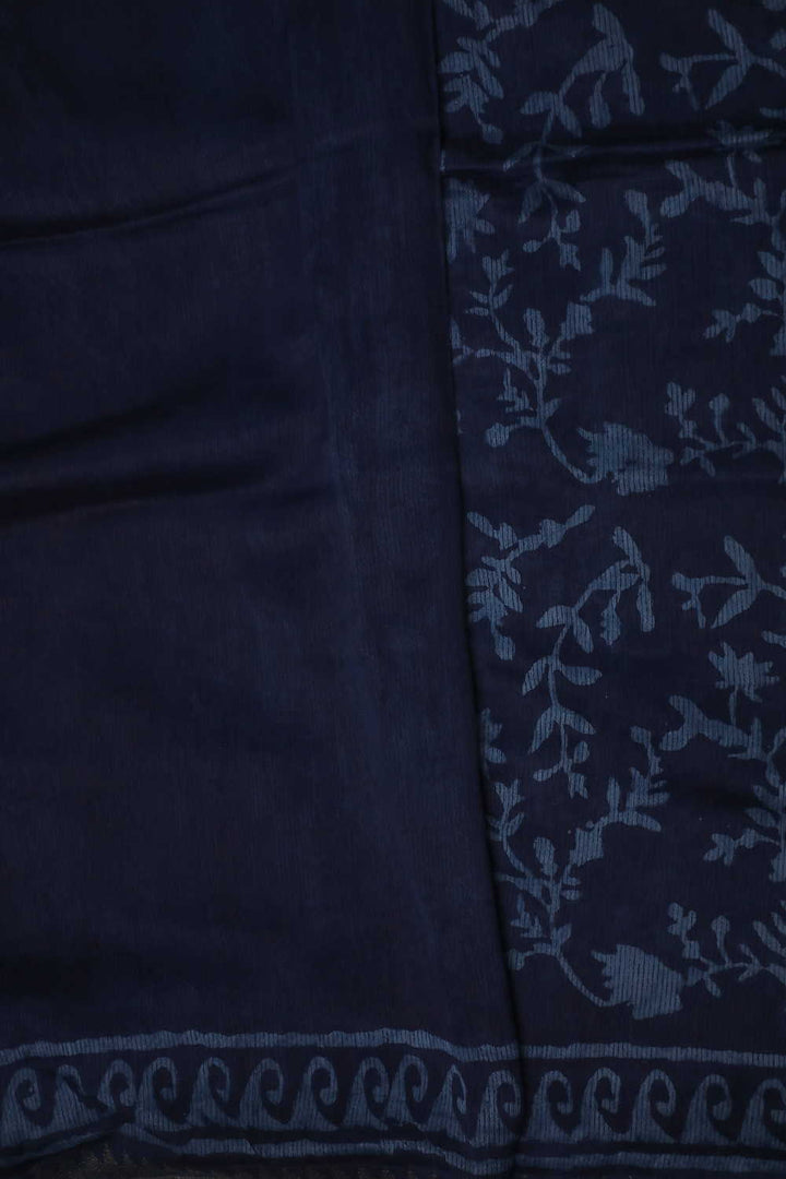 Printed Chanderi Saree - Matkatus 