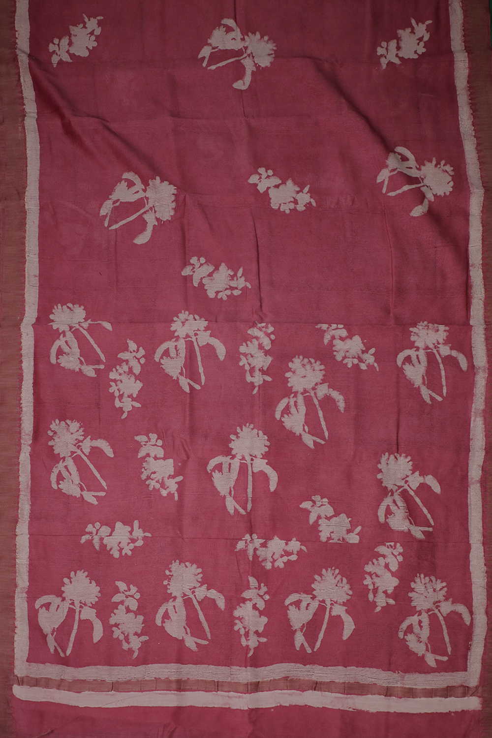 Printed Chanderi Saree - Matkatus 