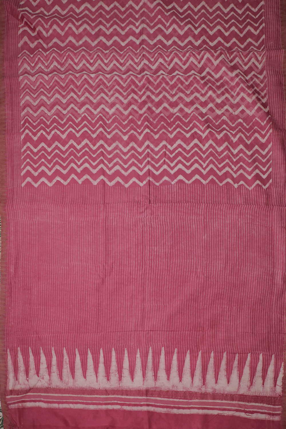 Printed Chanderi Saree - Matkatus 