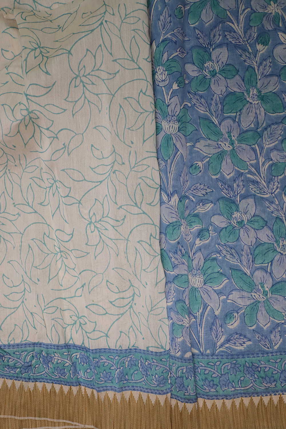 Printed Chanderi Saree - Matkatus 